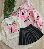 ست سویشرت بلوز دامن دخترانه شیک و خاص