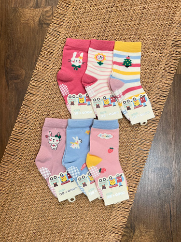 جوراب دخترانه نیم ساق کفه استپدار اورجینال سایز 14-16 ( 3-5 سال)، برند کوکو بی یو